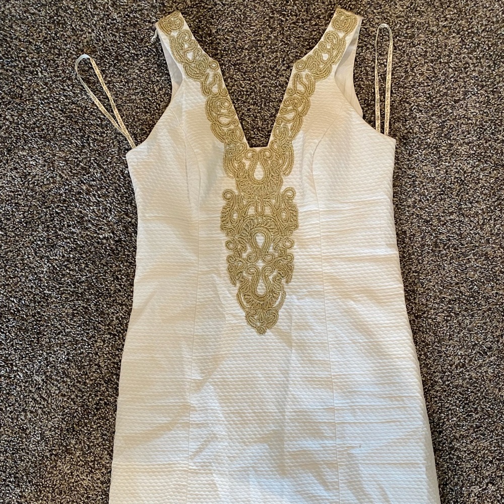 White Lilly Pulitzer dress